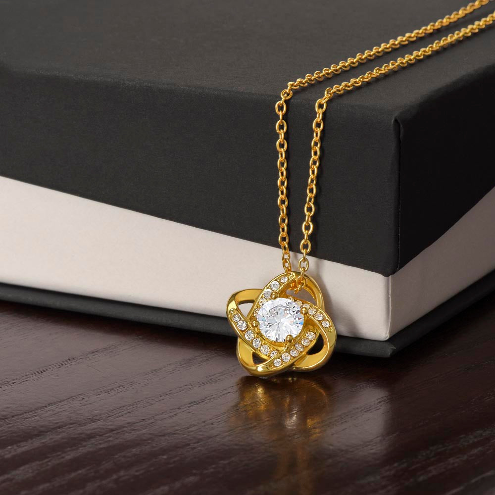 To My Boyfriend's Mom - "Thank you for Sharing Your Son"Loveknot Necklace