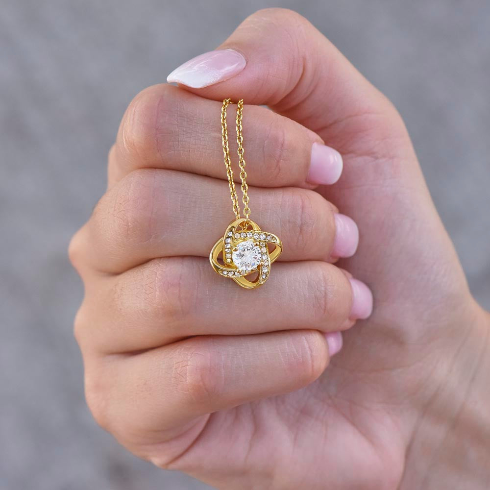 To My Boyfriend's Mom - "Thank you for Sharing Your Son"Loveknot Necklace